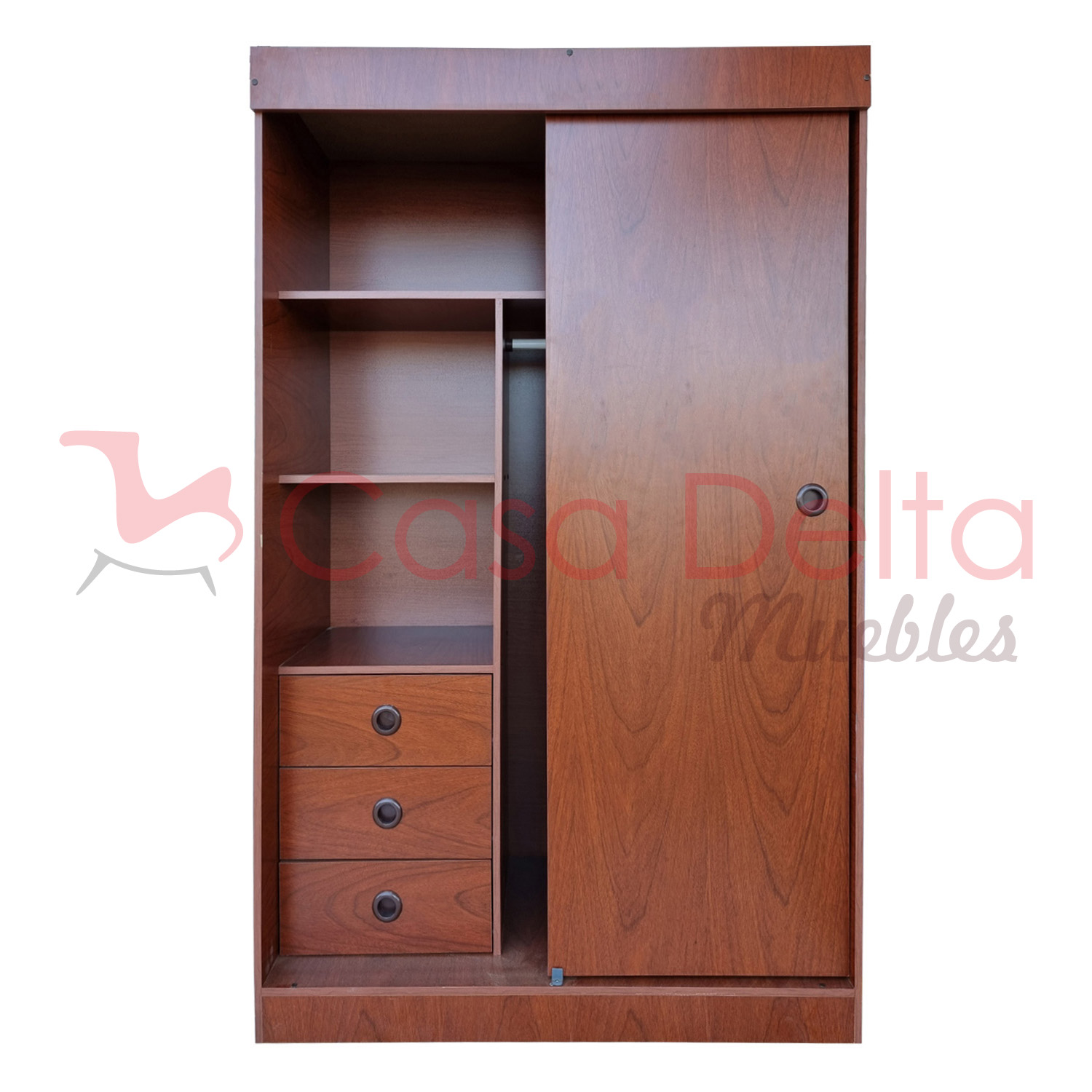 Cómoda 11 cajones cedro - Casa Delta Muebles